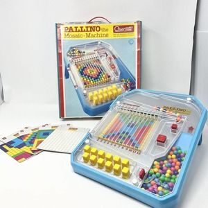 Vintage Pallino The Mosaic Machine Quercetti 1991 In Box For Display Only